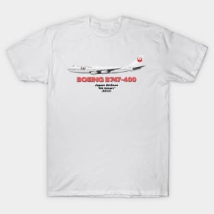 Boeing B747-400 - Japan Airlines "Old Colours" T-Shirt